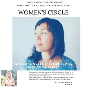 Eva Lu Face Yoga Antibes Women's Circle Rose Yoga